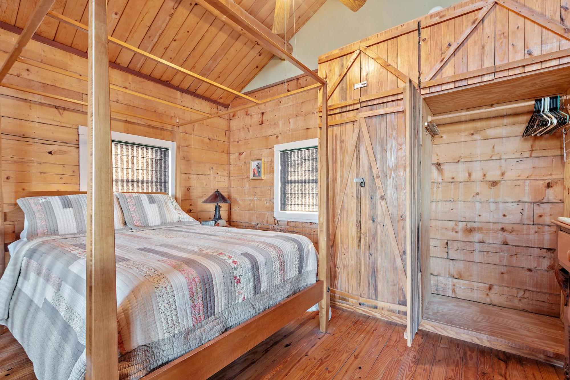 פרדריקסברג Mighty Oak Log Cabin מראה חיצוני תמונה