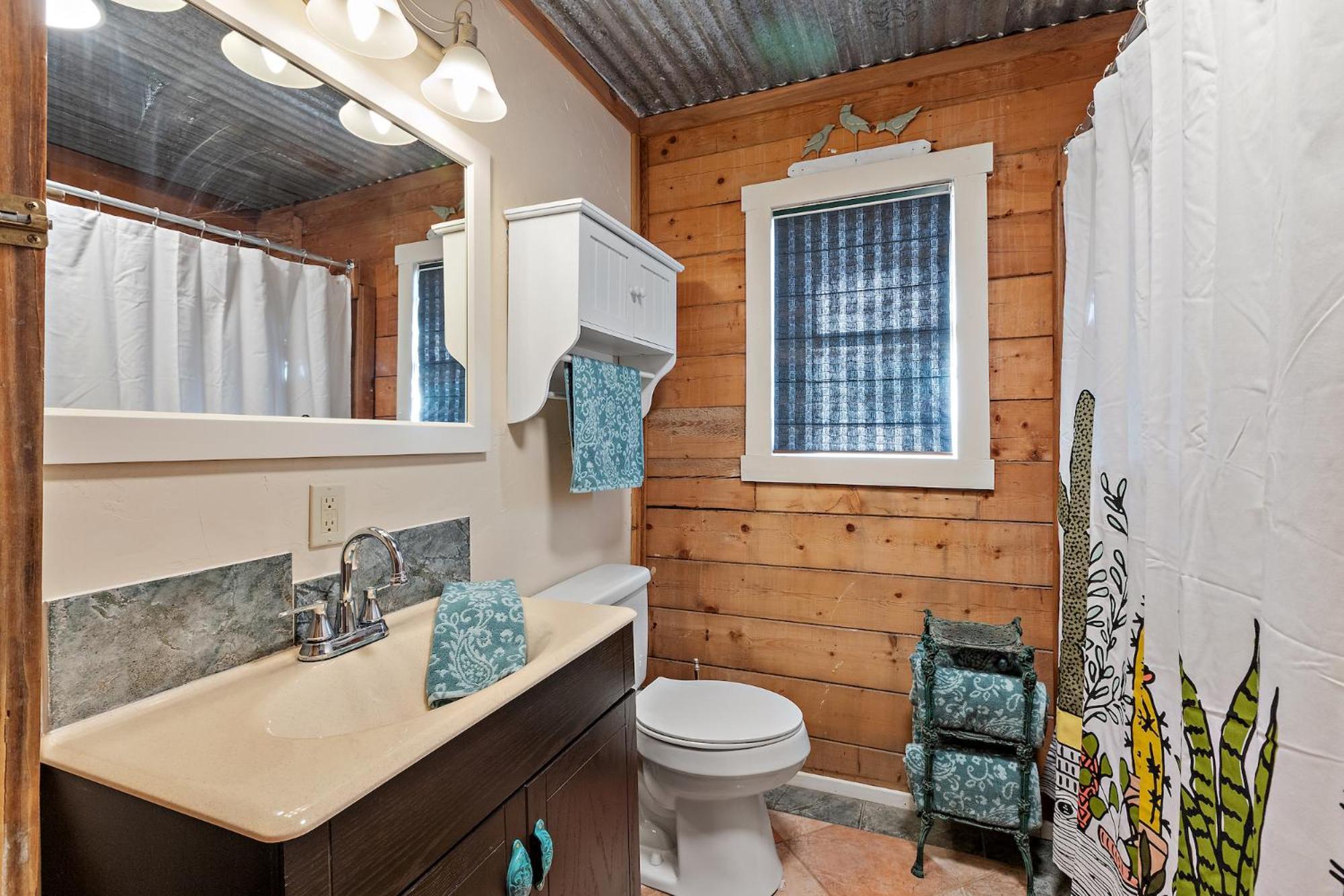 פרדריקסברג Mighty Oak Log Cabin מראה חיצוני תמונה