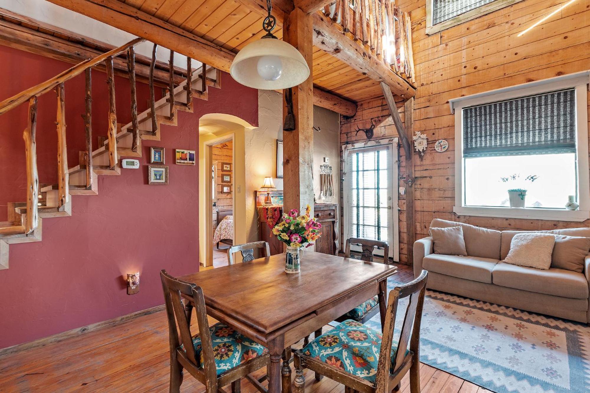 פרדריקסברג Mighty Oak Log Cabin מראה חיצוני תמונה