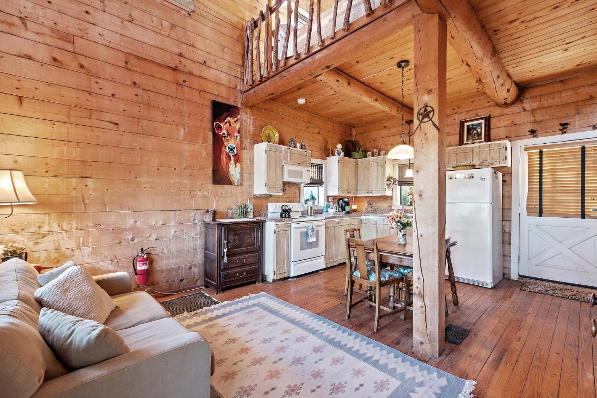 פרדריקסברג Mighty Oak Log Cabin מראה חיצוני תמונה