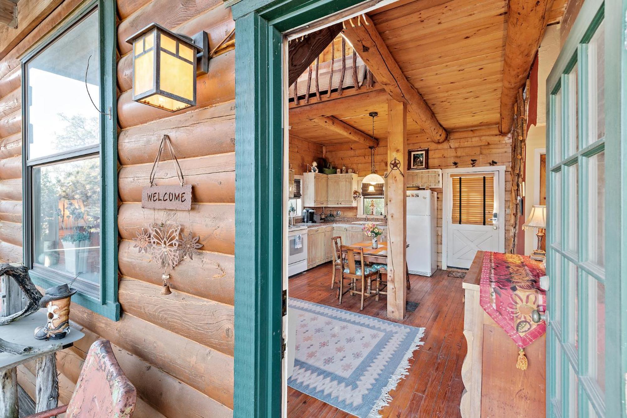 פרדריקסברג Mighty Oak Log Cabin מראה חיצוני תמונה